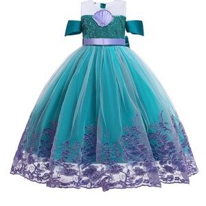 Luxury Mermaid Costume Ariel
(BOUTIOUE
Cute Lace Multi layer princess dress
